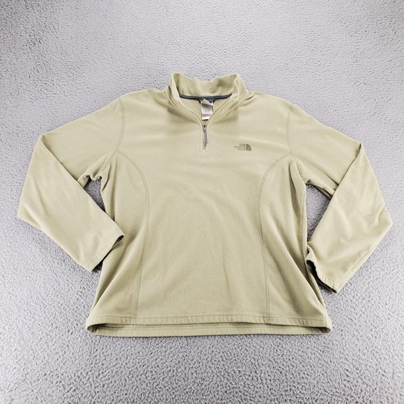 The North Face Jackets & Blazers - The North Face Jacket Womens XL Green Fleece 1/4 Zip Long Sleeve Outdoors Hiking
